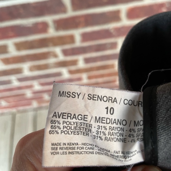 Ladies Nine West Gray Dressy Pants Slacks Size 10 Average - Picture 12 of 13